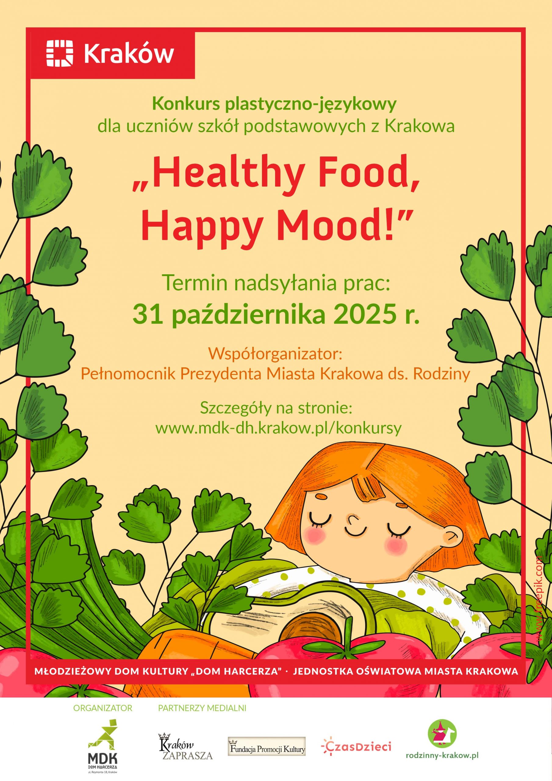 Konkurs plastyczno-językowy „Healthy Food, Happy Mood!”